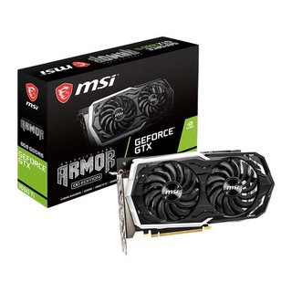 MSI 微星 GeForce GTX 1660Ti ARMOR 6G OC 显卡 6GB 黑色