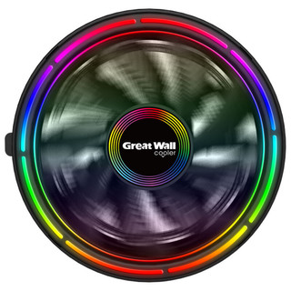 Great Wall 长城 HALO S1X 120mm 下压式 风冷散热器 黑色