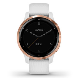 GARMIN 佳明 Active s 运动手表 茉莉白 小码