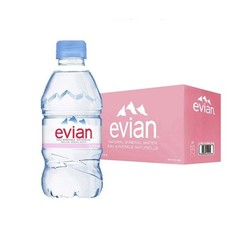 evian 依云 天然矿泉水 330ml*24瓶