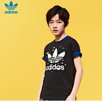 adidas 阿迪达斯 大童运动圆领短袖T恤FM4895  130-165cm