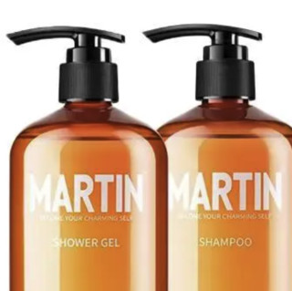 MARTIN 洁净滋养洗沐套装 (去屑洗发露500ml+滋养沐浴露500ml+洗发露50ml+沐浴露50ml)