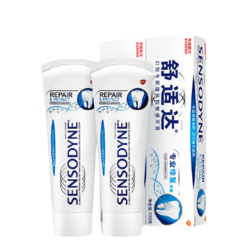 SENSODYNE 舒适达 专业修复牙膏100g冷热酸痛牙酸抗敏感固齿牙釉质清新口气异味酸疼 专业修复100g 2支装