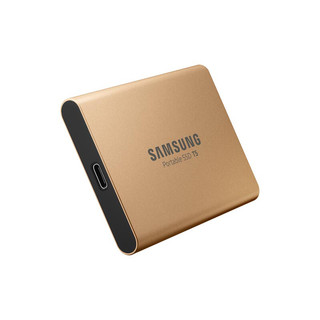 SAMSUNG 三星 T5 MU-PA1T0B/CN USB 3.1 移动固态硬盘 Type-C 1TB 玫瑰金