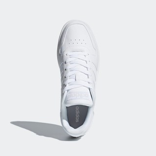 adidas NEO Hoops 2.0 中性休闲运动鞋 DB1085 白色/淡灰 43