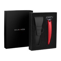 BOLIN WEBB R1系列 R1-S 手动剃须刀礼盒装 亮面红 1刀架+1刀头+硅胶套