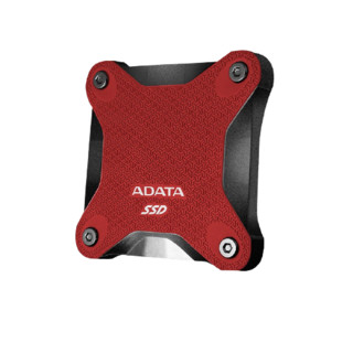 ADATA 威刚 ASD600Q-480GU31-CRD USB 3.1 移动固态硬盘 USB 480GB 中国红