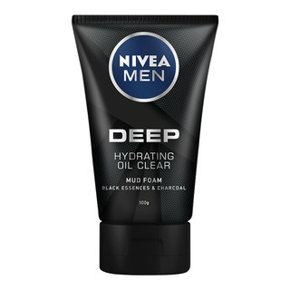 NIVEA MEN 妮维雅男士 深黑系列护肤套装 (保湿洁面泥100g+精华露50g)