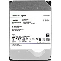 Western Digital 西部数据 Ultrastar DC HC500系列 3.5英寸 企业级硬盘 14TB（CMR、7200rpm、256MB）WUH721414ALE6L4