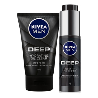 NIVEA MEN 妮维雅男士 深度控油礼盒（洁面+水+精华露）