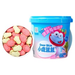 Deer Blue 小鹿蓝蓝 菠菠莓莓饼干 草莓菠菜味 108g