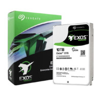 SEAGATE 希捷 银河Exos X16系列 3.5英寸 企业级硬盘 10TB (7200rpm、256MB) ST10000NM002G