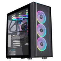 Thermaltake 曜越 H5 RGB EATX机箱 半侧透 含电源 500W