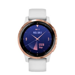 GARMIN 佳明 Active S 运动手表 010-02172-26 茉莉白 40.0mm