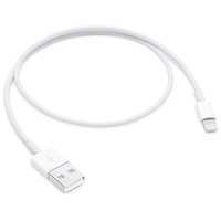 Apple 苹果 ME291 USB-A转Lightning 数据线 0.5m 白色
