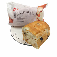 桃李 果子面包 早餐食品果脯短保面包网红 240g*2包