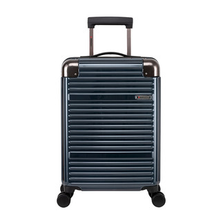 WENGER 威戈 瑞士军刀威戈（Wenger）商务出差行李箱 24英寸拉杆箱旅行箱男 蓝色 （SAX750818105066）