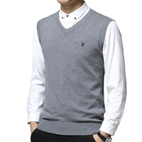 PLAYBOY 花花公子 男士针织马甲 HH-HLS917632 灰色 XL