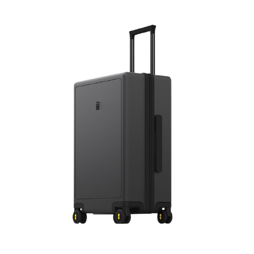 行李箱密码拉杆箱男女托运大容量万向轮学生旅行者PC箱 24英寸灰