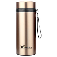 WAYA 华亚 HX-1100-5S 保温杯 1100ml 金色