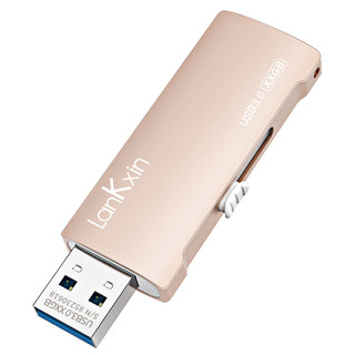 lankxin 兰科芯 K08 USB 3.0 U盘 黑色 64GB USB