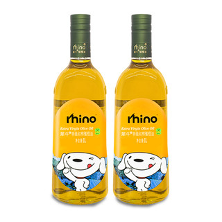 Rhino 犀牛 京东joy联名款 特级初榨橄榄油 1L*2瓶 礼盒装