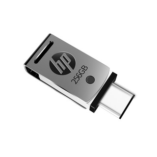 HP 惠普 X5000m USB3.1 U盘 银色 256GB USB/Type-C