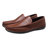 AOKANG 奥康 男士休闲皮鞋 1213824012 棕色 43