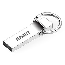 EAGET 忆捷 U系列 U9H USB 2.0 金属防水防震U盘 银色 16GB USB