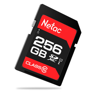 Netac 朗科 P600 专业版 SD存储卡 256GB（UHS-I、C10、U1）