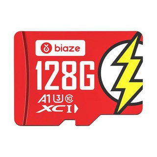 Biaze 毕亚兹 Micro-SD存储卡 128GB（UHS-I、V30、U3、A1）