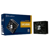 银欣 银昕（SilverStone）1000W SX1000 白金电源 支持4090/赠PCIe5显卡线