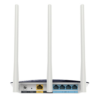 TP-LINK 普联 TL-WR886N 千兆版 单频450M 家用千兆无线路由器 Wi-Fi 4 单个装 墨蓝色