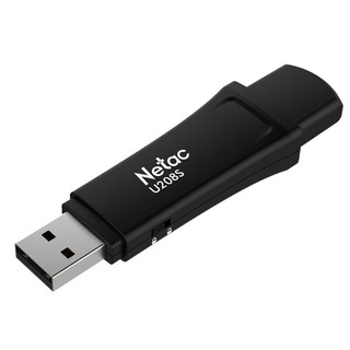 Natec 朗科 U208S USB 2.0 闪存盘 黑色 16GB USB