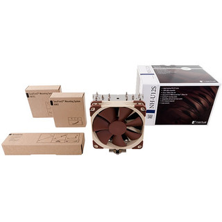 noctua 猫头鹰 NH-U12S多平台CPU散热器F12 PWM静音风扇台式机全铜热管AM4