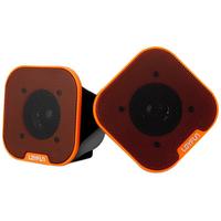 LOYFUN 乐放 LF-807 2.0声道 桌面 有源多媒体音箱 橙色