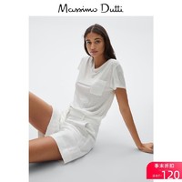 Massimo Dutti 06863899251 女士亚麻T恤