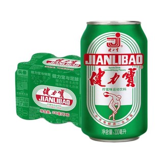 JIANLIBAO 健力宝 运动饮料 柠蜜味 330ml*6听