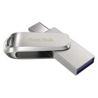 SanDisk 闪迪 闪迪至尊高速酷锃系列 SDDDC4-128G-Z46 USB 3.1 U盘 银色 128GB Type-C/USB双口