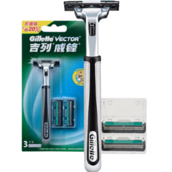 Gillette 吉列 剃须刀 威锋1刀架3刀头