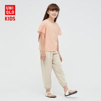 UNIQLO 优衣库 童装/女童花式长裤 春夏(家居裤 束口款式物理防蚊)434594