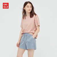 UNIQLO 优衣库 清凉 女装 AIRism毛圈短裤(夏季 凉感)440029