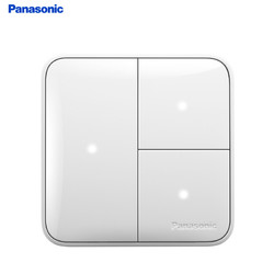 Panasonic 松下 86型白色开关 WPC516