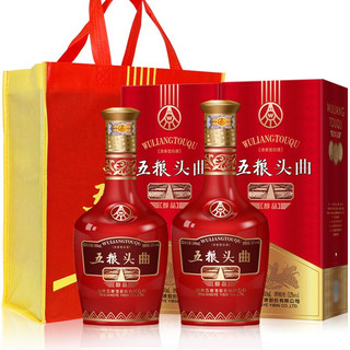 PLUS会员：WULIANGYE 五粮液 头曲醇品 52度 浓香型白酒 500ml*2瓶 礼盒装