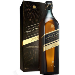 JOHNNIE WALKER 尊尼获加 黑牌 DOUBLE BLACK 深邃醇黑 苏格兰原装 威士忌 进口洋酒 1000ml