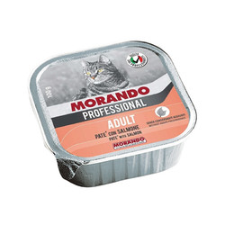 MORANDO 莫兰朵 茉兰朵猫罐头   金枪鱼和鳟鱼肉泥 猫餐盒100g*6盒 意大利进口