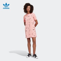 adidas 阿迪达斯 三叶草 GJ7104 女子运动连衣裙