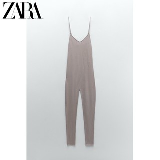 ZARA 05536032802 女款吊带针织连体裤