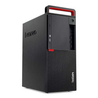 Lenovo 联想 ThinkCentre M920t 九代酷睿版 27英寸 商用台式机 黑色 (酷睿i7-9700、RX 590 8G、32GB、256GB SSD+1TB HDD、风冷)