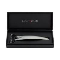 BOLIN WEBB R1系列 R1 手动剃须刀礼盒装 亮面银 1刀架+1刀头
